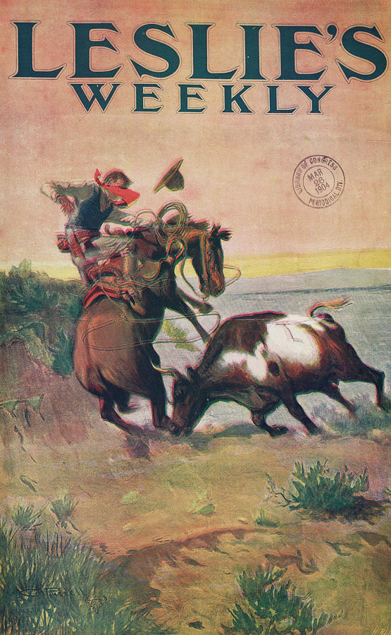 A Moment of Great Peril in a Cowboys Career #1 Drawing by Charles Marion Russell A Moment of Great Peril in a Cowboys Career #1 Drawing by Charles Marion Russell