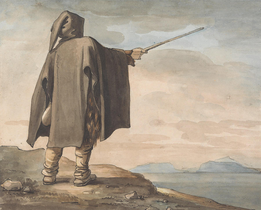 Henry Painting - A Peasant of Mount Erix  #1 by Henry Tresham