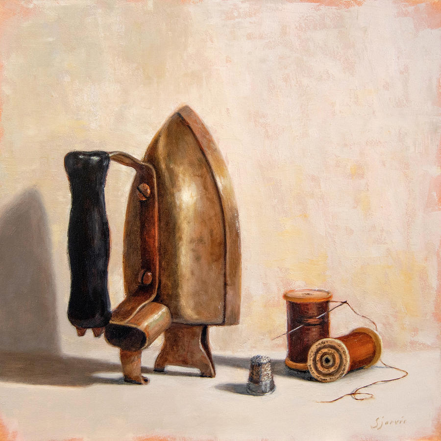 Still Life Painting - A Stitch In Time #1 by Susan N Jarvis