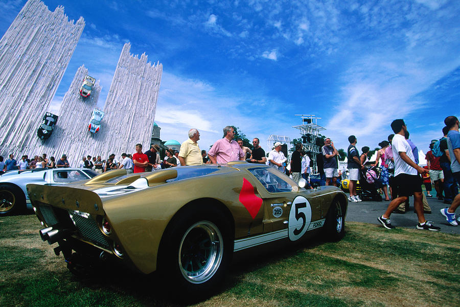 A view of a Ford GT from the 1966 Le Mans #1 Photograph by Bryn Lennon