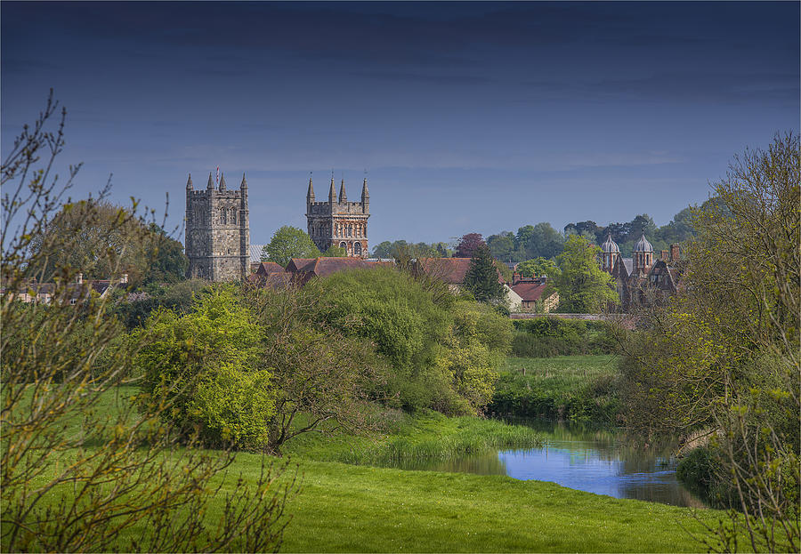 A view to Wimborne Minster, Dorset, England, United Kingdom #1 Photograph by Southern Lightscapes-Australia