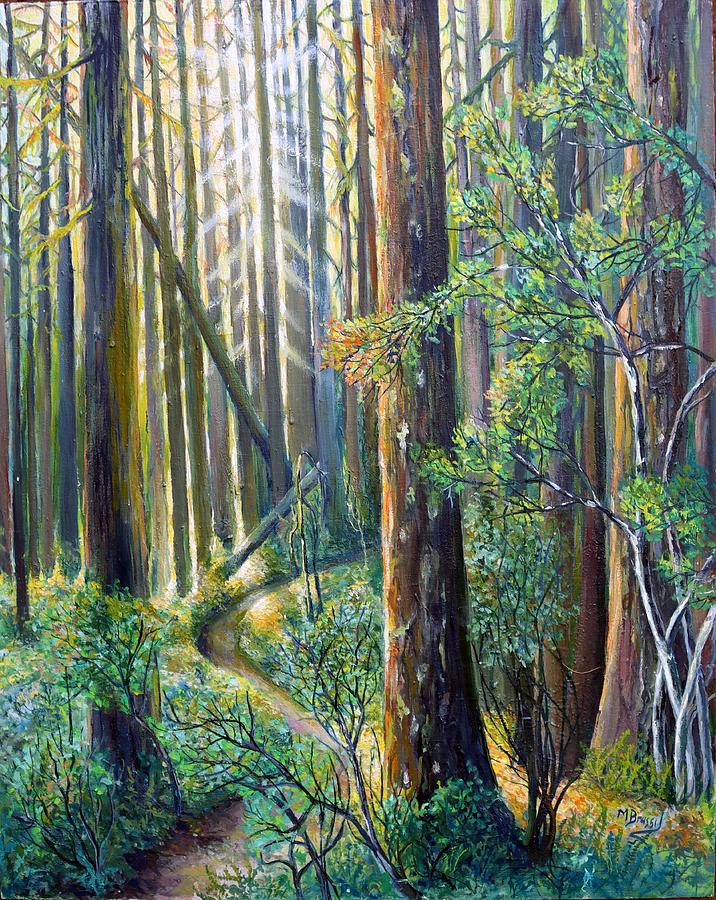 A Winding Trail #1 Painting by Margot Brassil