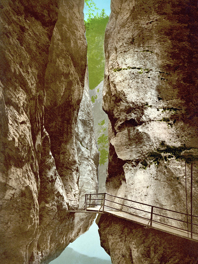 Aare Gorge, River Aare, Meiringen, Bernese Oberland, Bern, Switzerland ...