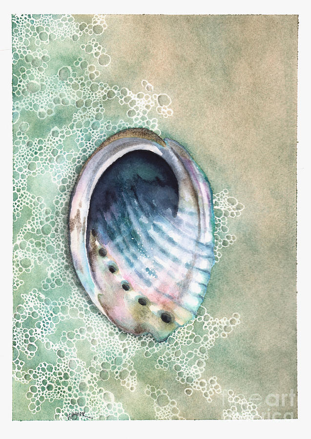 Abalone #1 Painting by Hilda Wagner