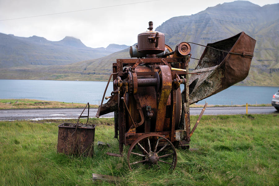 Abandoned old concrete mixer Rex at Seydisfjordur #2 Photograph by RicardMN Photography
