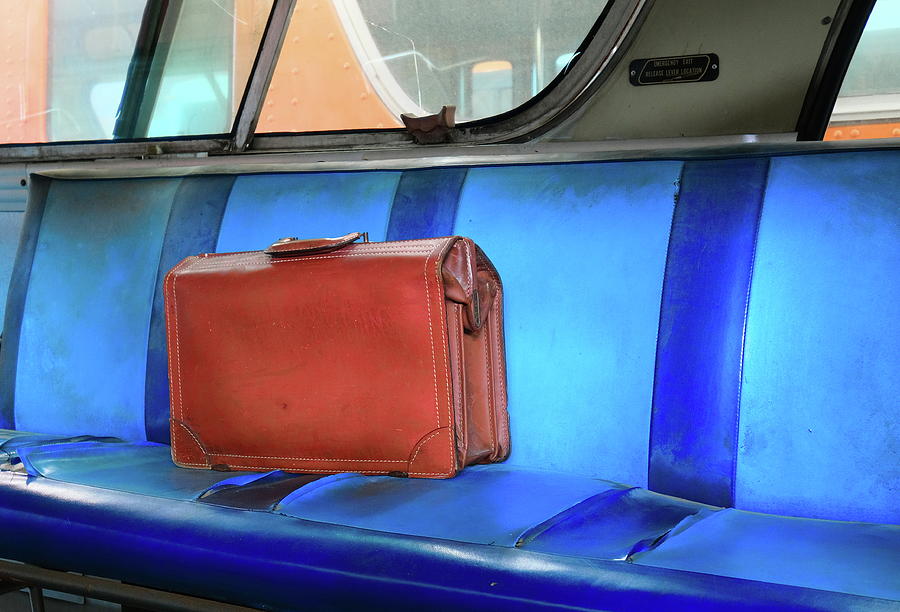 Abandoned Valise on a Bus #1 Photograph by Darryl Brooks