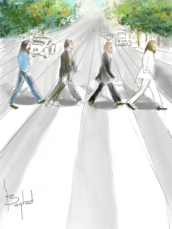 Abbey Road Digital Art By Boghrat Sadeghan Fine Art America 6170