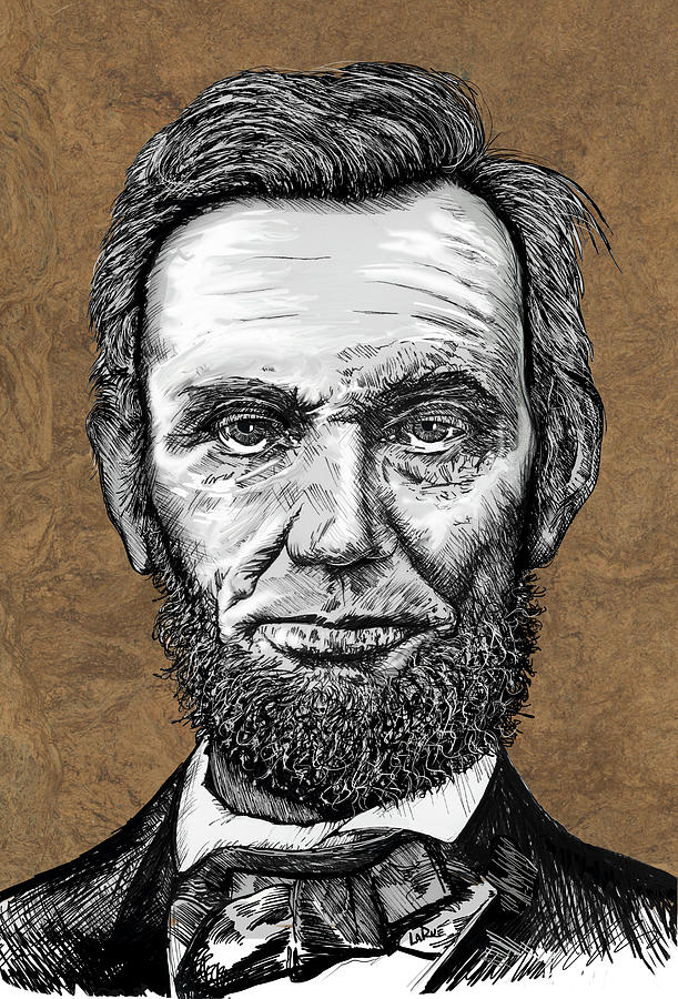Abraham Lincoln Drawing by Doug LaRue Fine Art America