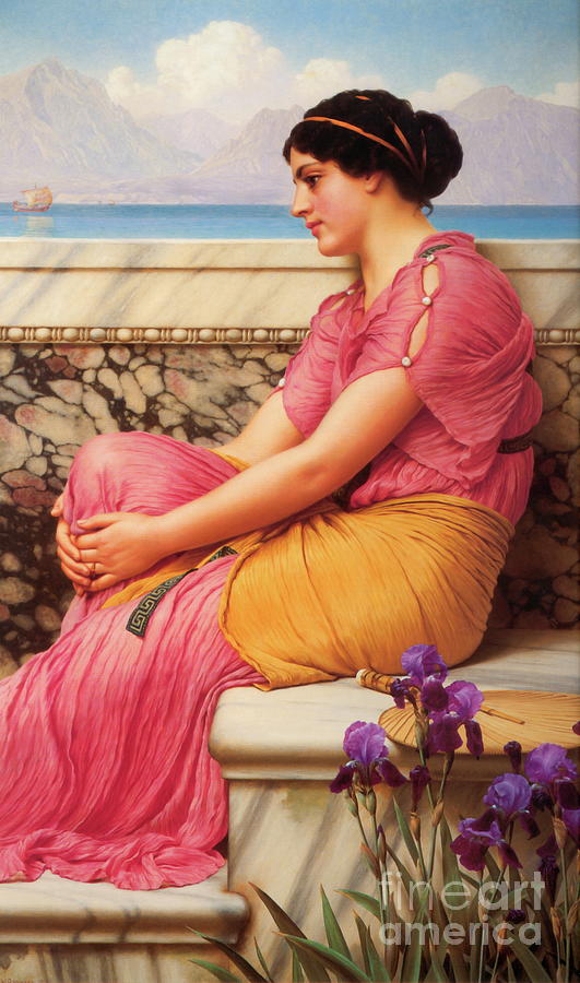 Absence Makes the Heart Grow Fonder #1 Painting by John William Godward