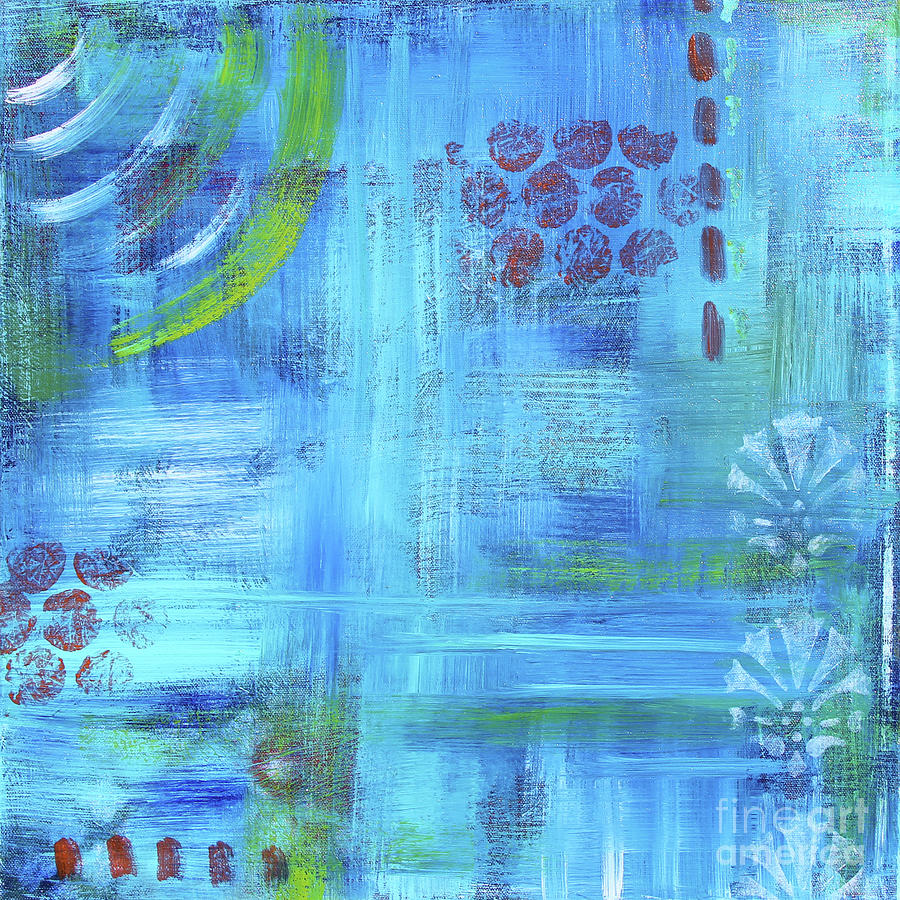 Absrtact Inspirations H #1 Painting by Jean Plout