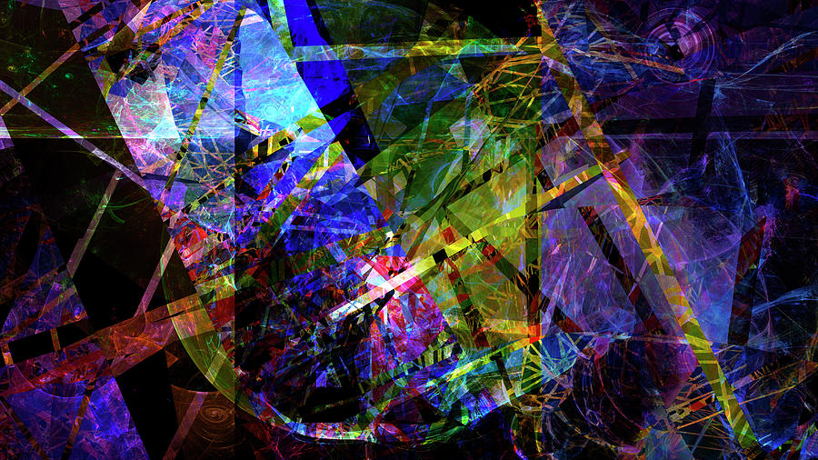 Abstract Composite 1 #1 Digital Art by Russell Kightley