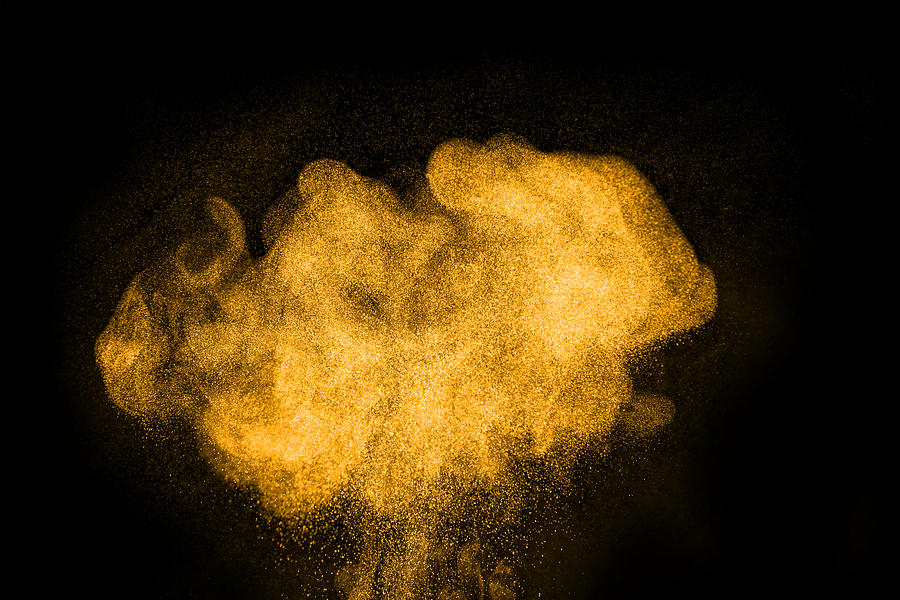 Abstract design of powder cloud #1 Photograph by Chattranusorn09