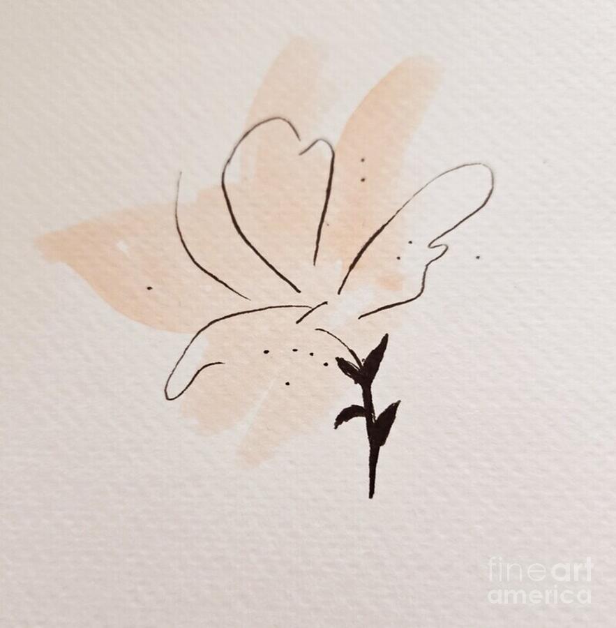 Abstract Flower #2 Painting by Margaret Welsh Willowsilk Abstract Flower #2 Painting by Margaret Welsh Willowsilk