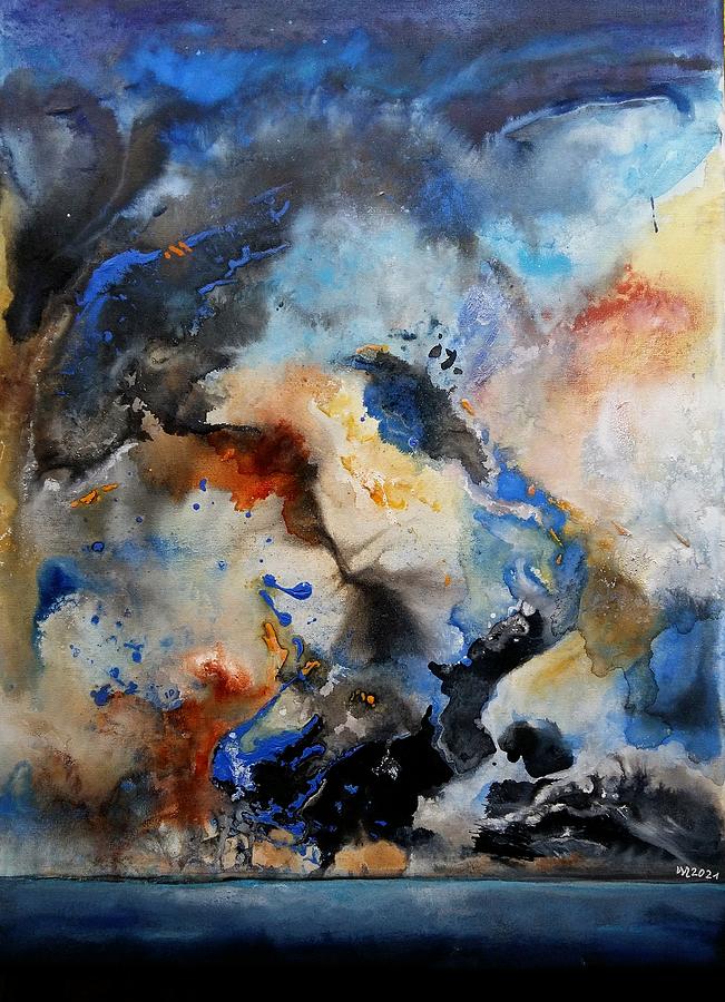 Abstract Landscape No.8 #1 Painting by Wolfgang Schweizer