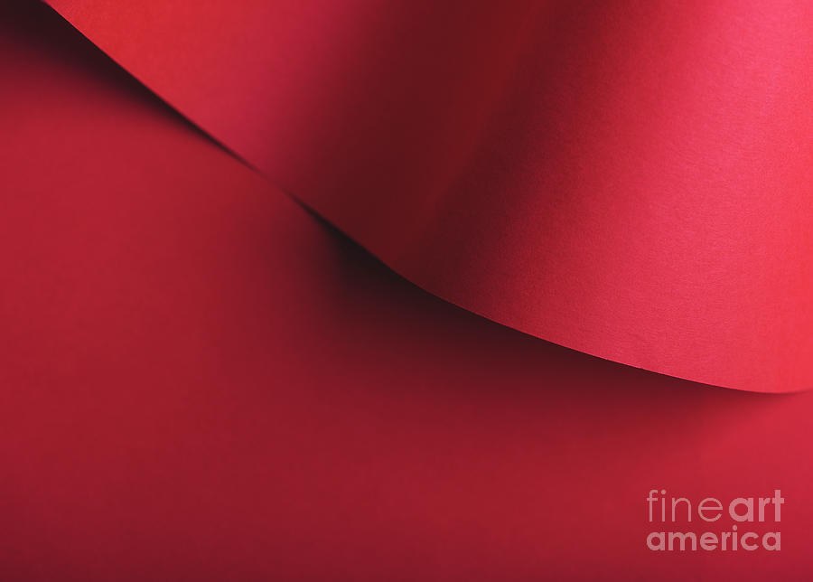 Abstract red geometry creative shape. Photograph by Jelena Jovanovic Abstract red geometry creative shape. Photograph by Jelena Jovanovic