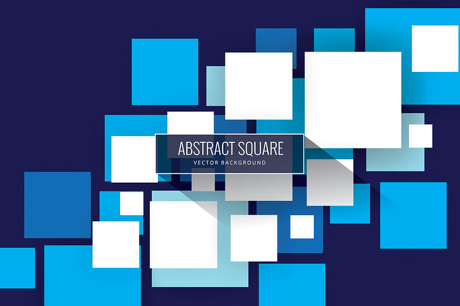 Abstract squares background #1 Drawing by Sandipkumar Patel