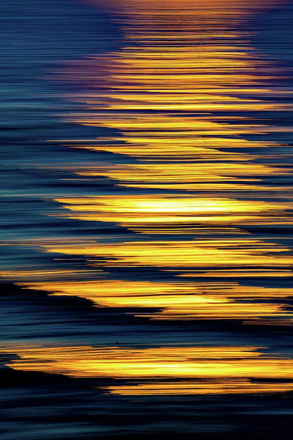 Abstract Sunsets on Water Mazatlan Mexico #1 Photograph by Tommy Farnsworth