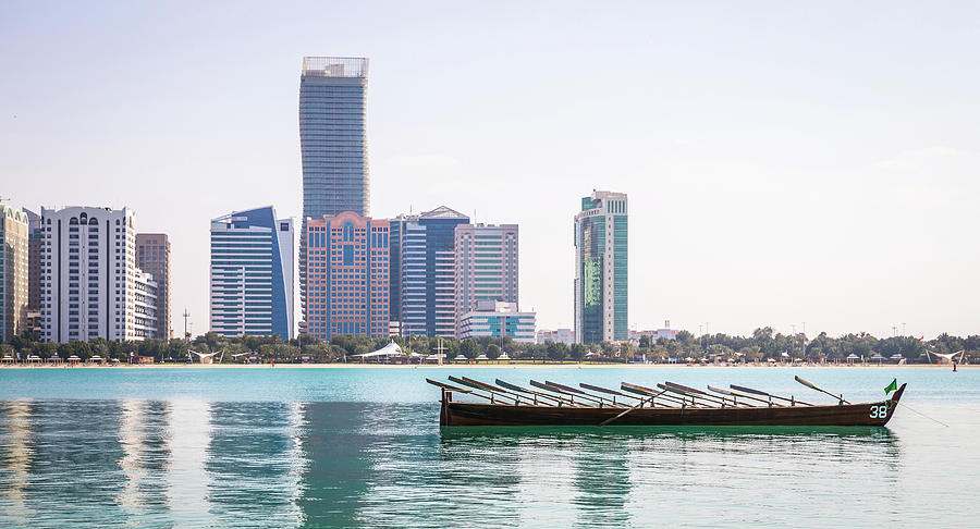 Abu Dhabi Skyline Photograph by Maria Kray Abu Dhabi Skyline Photograph by Maria Kray