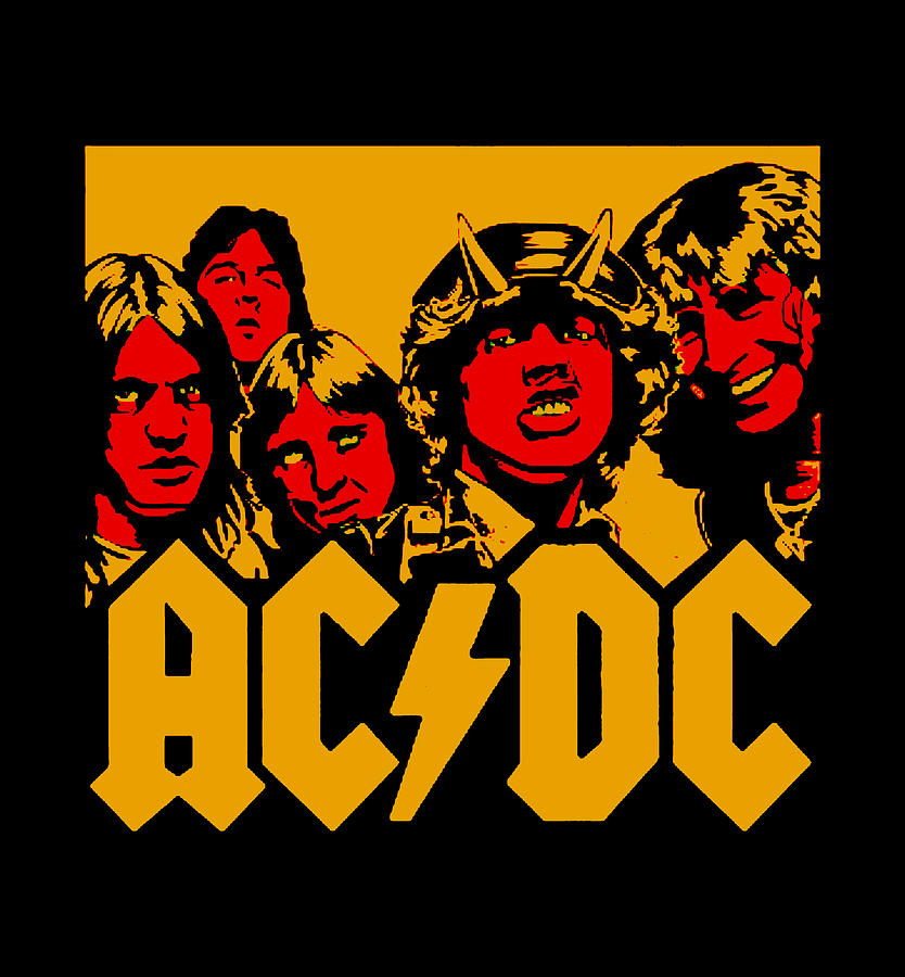 Ac Dc The Team Digital Art by Steve ELINE