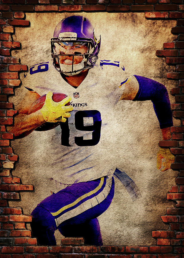 Player Football Adamthielen Adam Thielen Adam Thielen Minnesota Vikings  Player Adam Thielen Adamjohn by Wrenn Huber