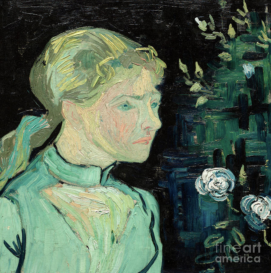 Adeline Ravoux, 1890 Painting by Vincent Van Gogh