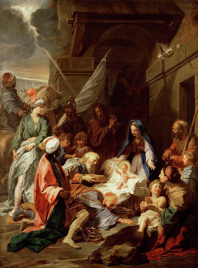 Adoration Of The Magi 1710 Painting By Jean Jouvenet Fine Art America