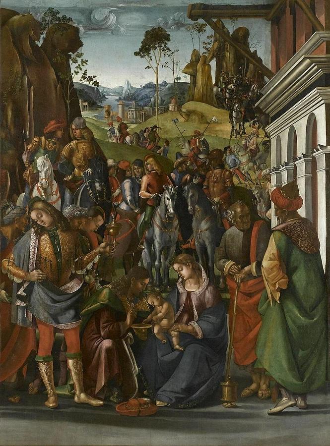 Adoration of the Magi Painting by Luca Signorelli | Pixels