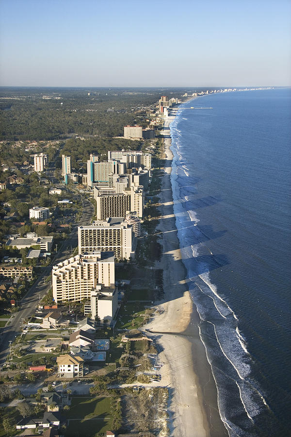 Aerial view of Myrtle Beach, South Carolina #1 Photograph by Thinkstock