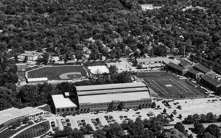 University Photograph - Aerial View of the Butler University Sports Complex #1 by Mountain Dreams
