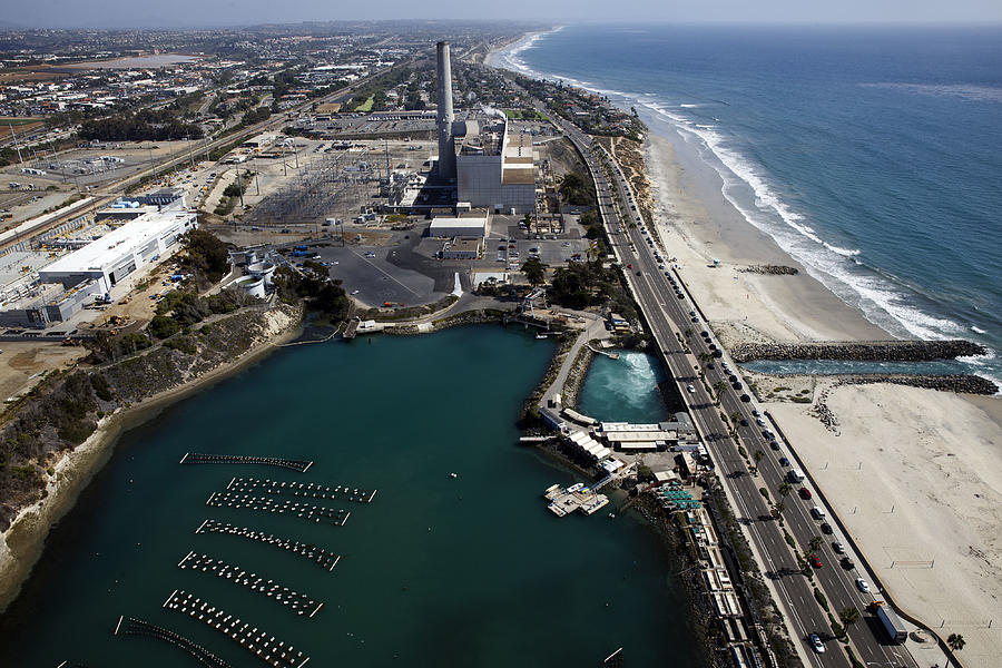 Aerial Views Of Construction On The Carlsbad Desalination Plant Photograph by Bloomberg Aerial Views Of Construction On The Carlsbad Desalination Plant Photograph by Bloomberg