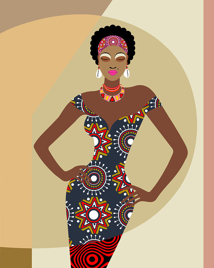 Afrocentric Chic III #1 Digital Art by Lanre Studio - Fine Art America