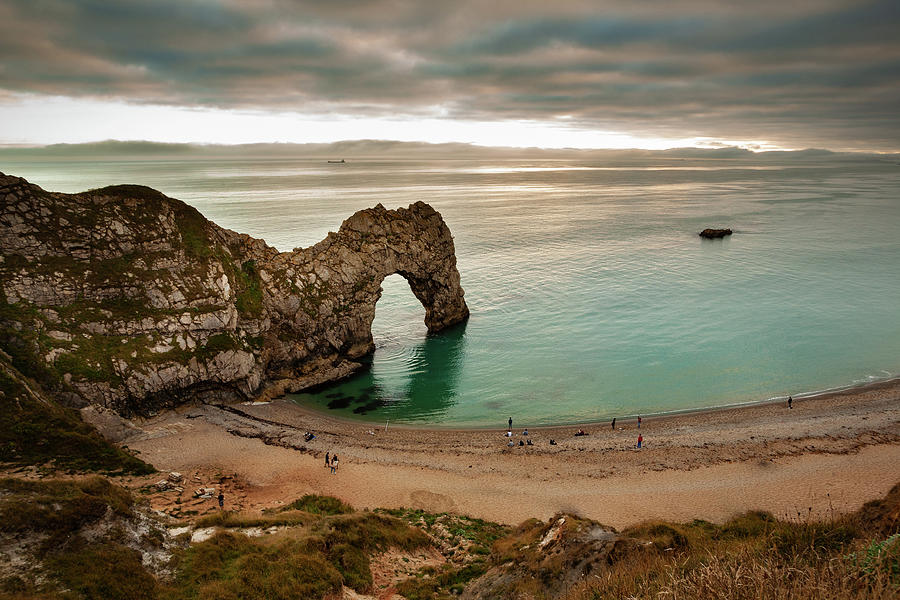 Afternoon at Durdle Door #1 Photograph by Ian Middleton