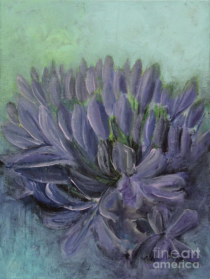 Agapanthus #1 Painting by Jane See