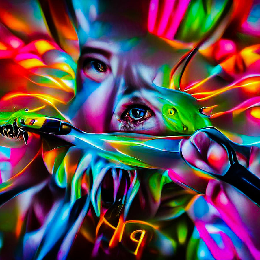 Aichmophobia Digital Art by Cristi Sturgill