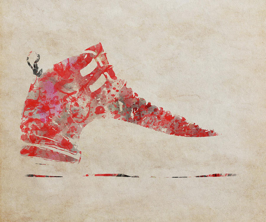 Air Jordan Sneakers 2p Mixed Media by Brian Reaves | Fine Art America