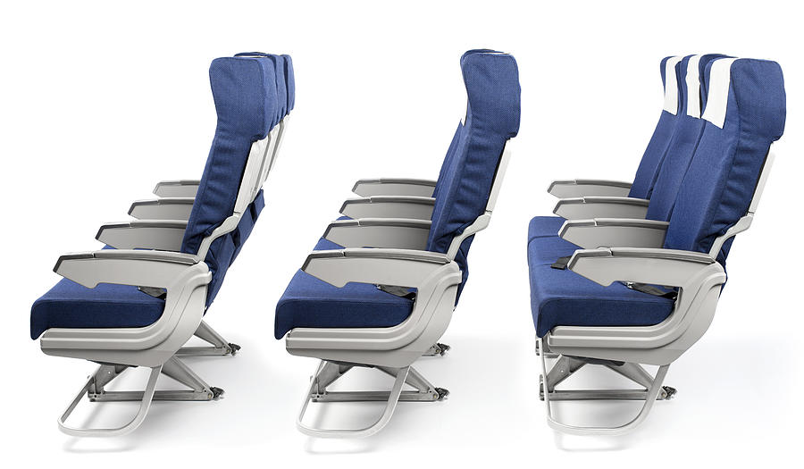Airplane seats #1 Photograph by MediaProduction