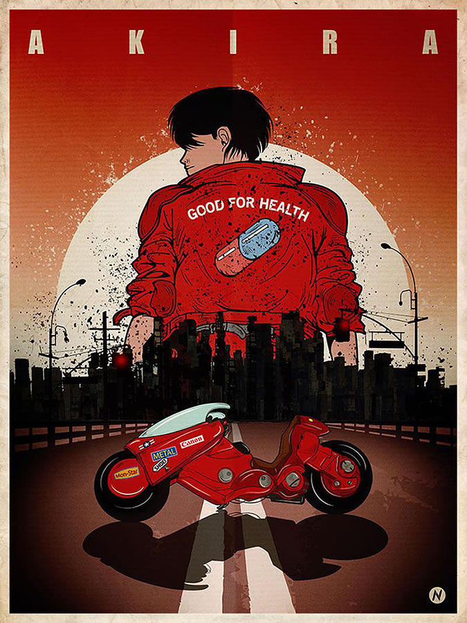 Akira Fan Art Digital Art by Einjusti Store - Pixels