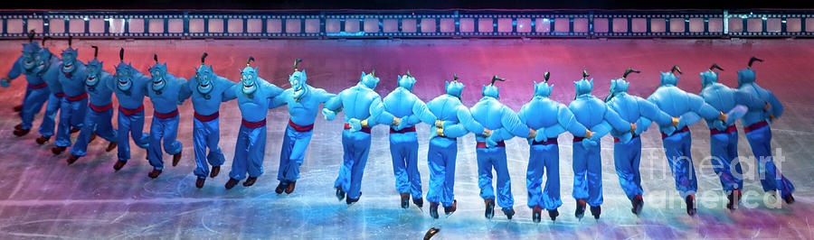 Aladdin the Genie with Disney on Ice 100 Years of Magic #1 Photograph by David Oppenheimer