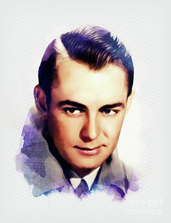 Alan Ladd, Movie Legend #1 Painting by Esoterica Art Agency