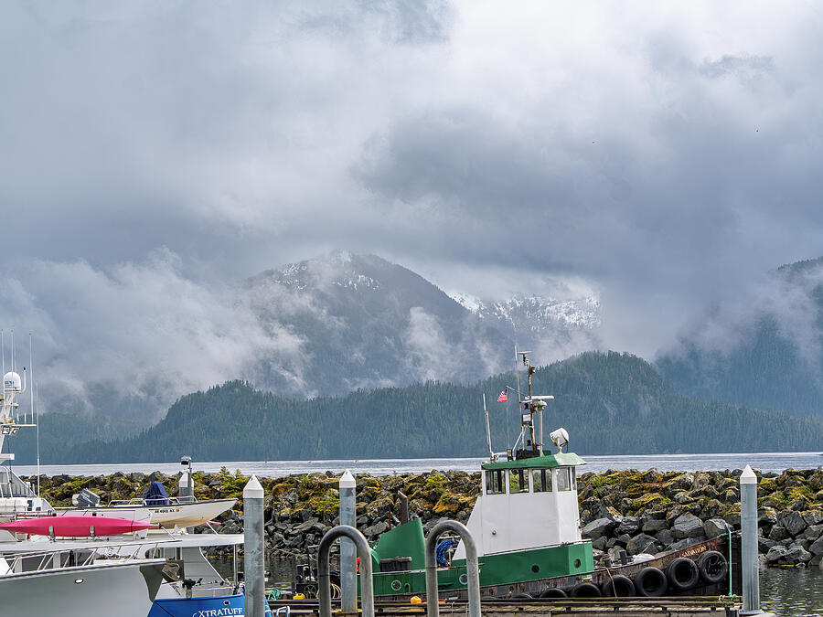 Alaska Harbor Scene #1 Photograph by Bill Posner