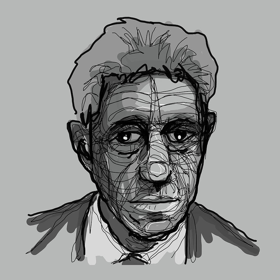 Alberto Giacometti #1 Digital Art by Creative Spirit