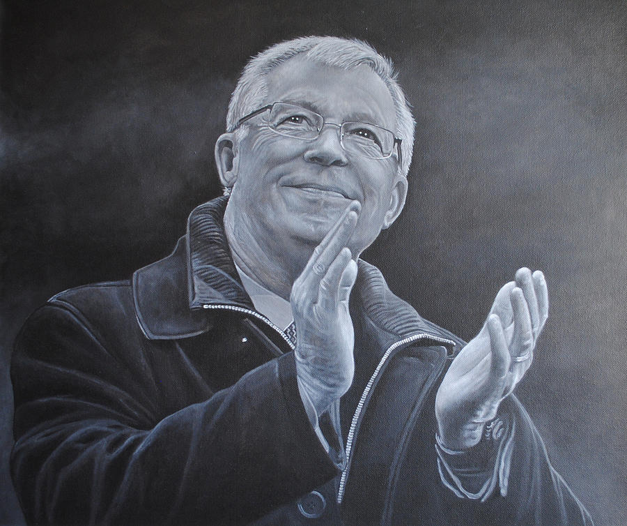 Alex Ferguson  #1 Painting by David Dunne