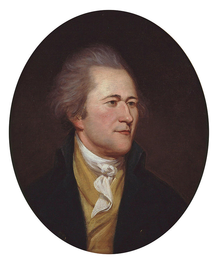 Alexander Hamilton 1 Painting by Charles Willson Peale Pixels