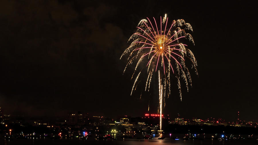 Alexandria, Va Birthday Fireworks Photograph