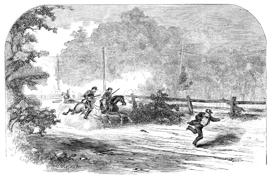 Alexandria, Virginia, 1861 #2 Drawing by Granger