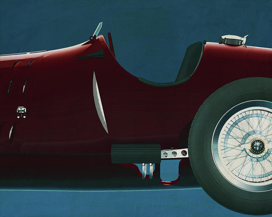 Alfa Romeo 8c 1935 #1 Painting by Jan Keteleer
