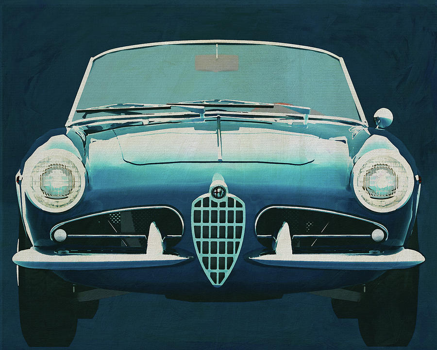 Alfa Romeo Giulietta 1300 Spyder 1955 #1 Painting by Jan Keteleer