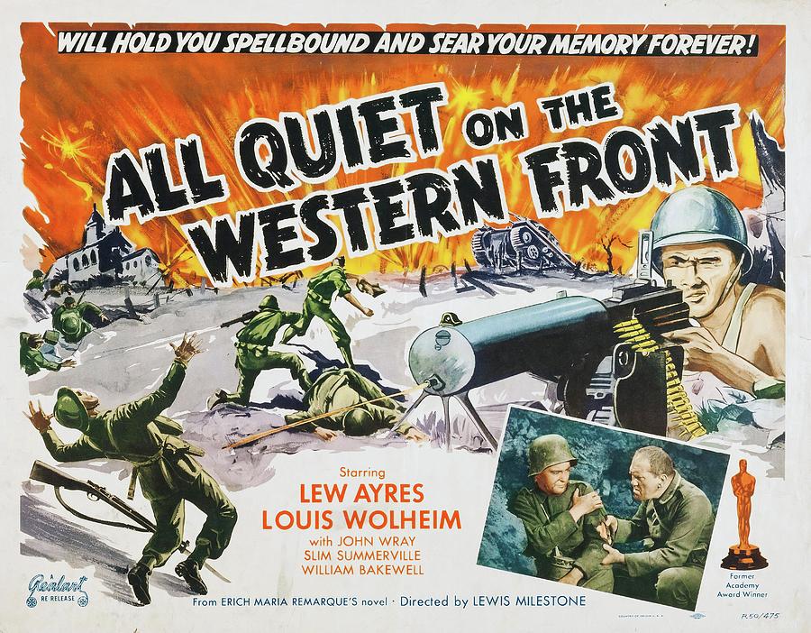 ALL QUIET ON THE WESTERN FRONT -1930-, directed by LEWIS MILESTONE. #1 Photograph by Album