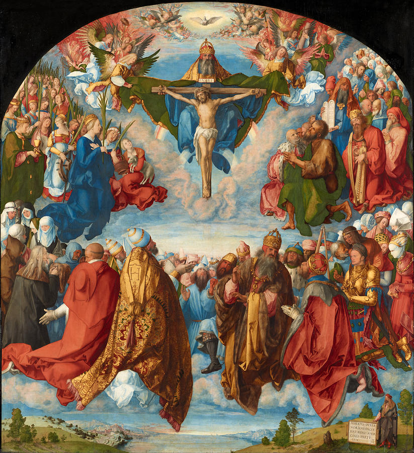 All saints Painting by Albrecht Durer - Pixels