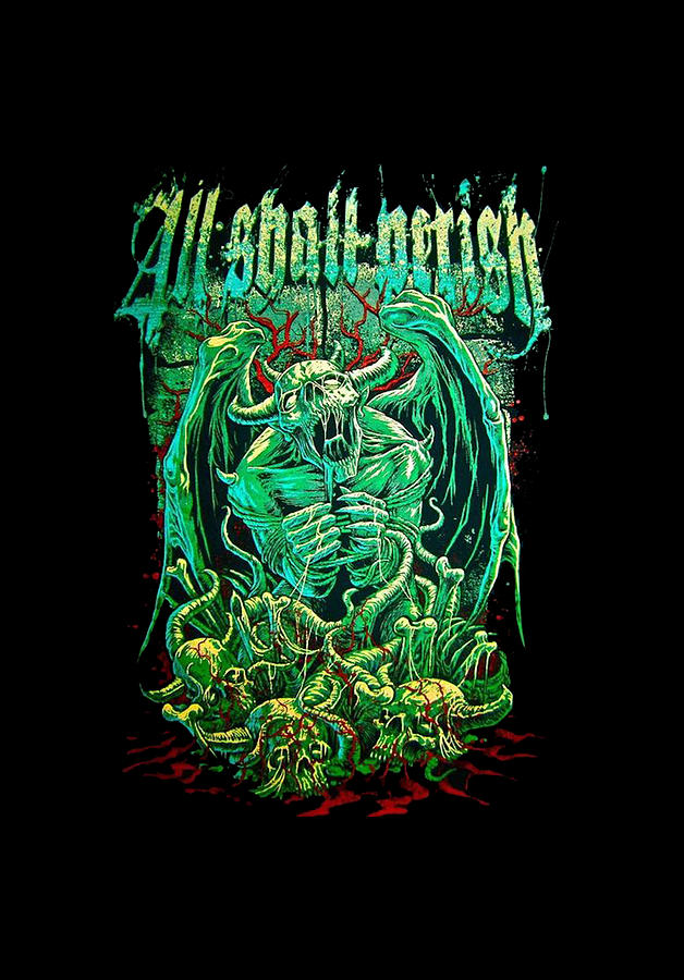 All Shall Perish Band Rock Digital Art by Osbourne Quickenden - Fine ...